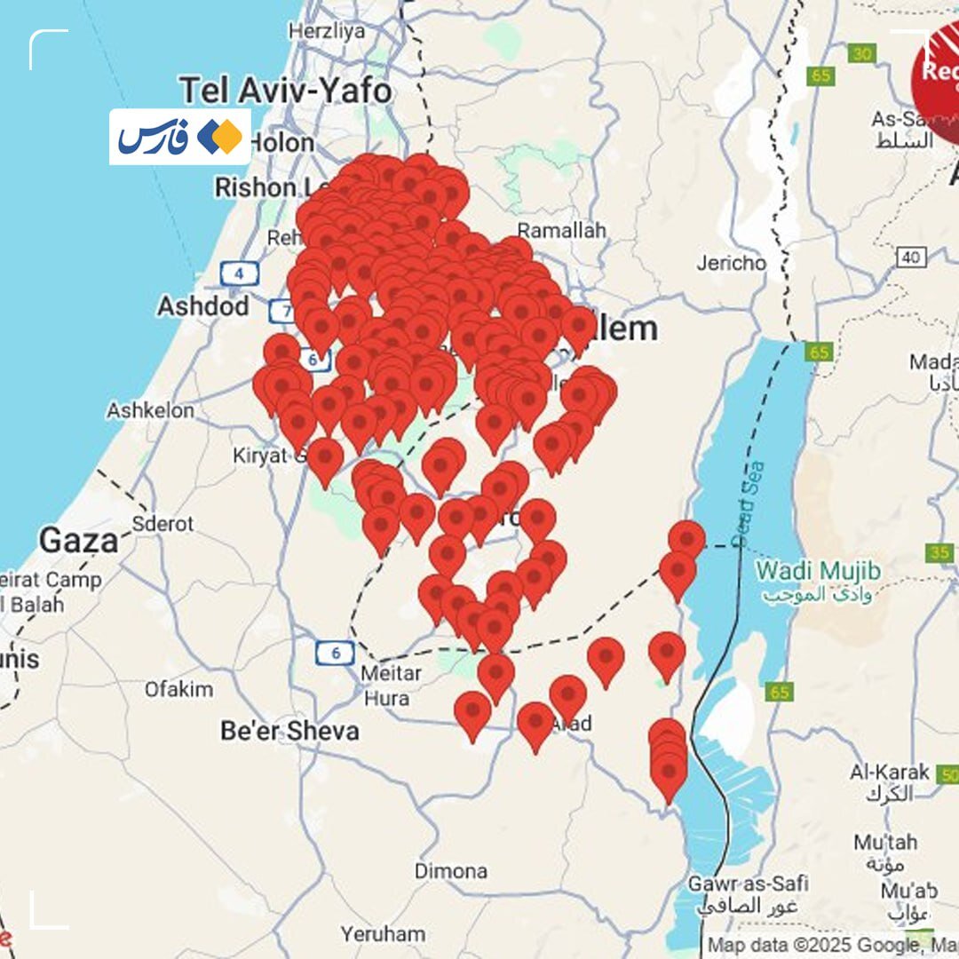 آژیر حمله موشکی یمن به اسرائیل به صدا درآمد +عکس