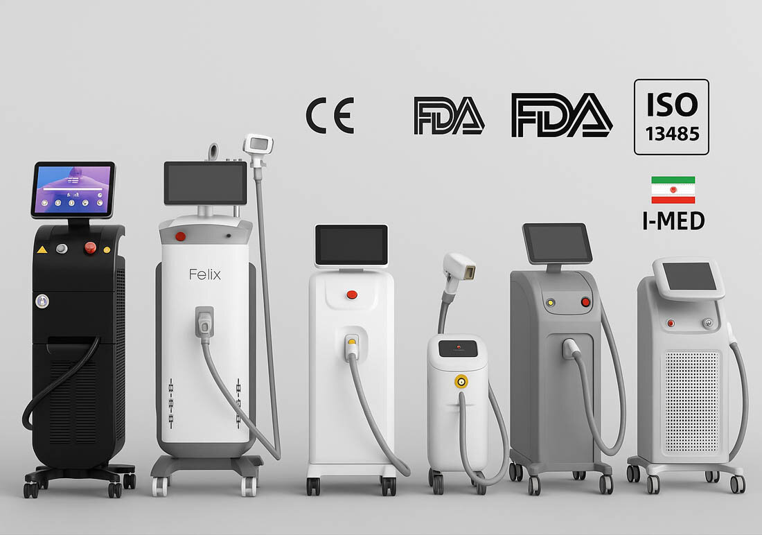 مجوزهای دستگاه لیزر موهای زائد