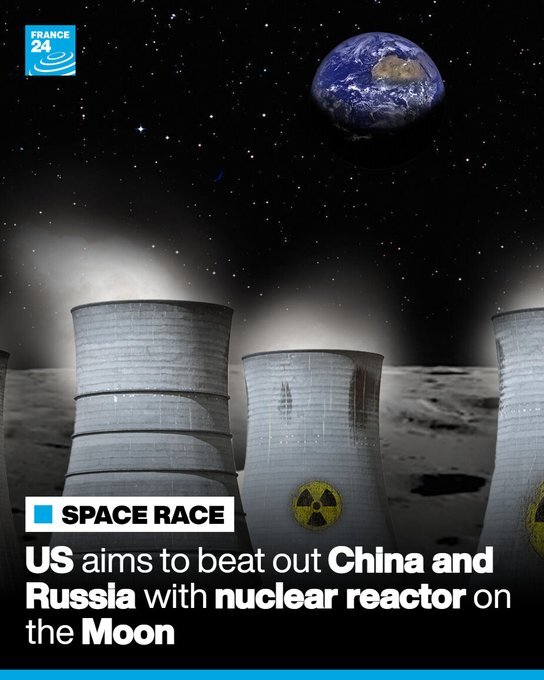 ناسا مسابقه فضایی را کلید زد: استقرار رآکتور هسته‌ای روی ماه!