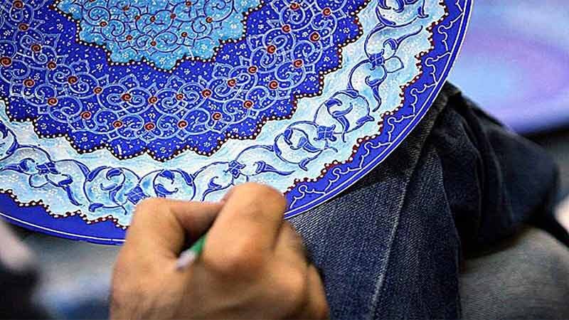 تشخیص بشقاب میناکاری اصل