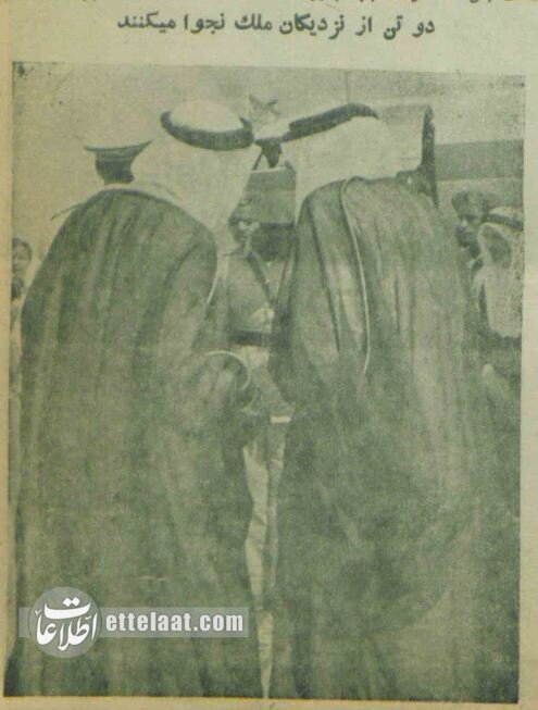 تصاویر تاریخی میزبانی محمدرضا پهلوی از پادشاه عربستان در صاحبقرانیه!