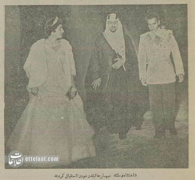 تصاویر تاریخی میزبانی محمدرضا پهلوی از پادشاه عربستان در صاحبقرانیه!