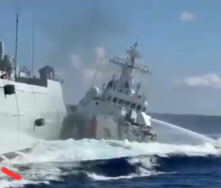 برخورد دو کشتی نظامی چین با هم فاجعه آفرید + ویدیو