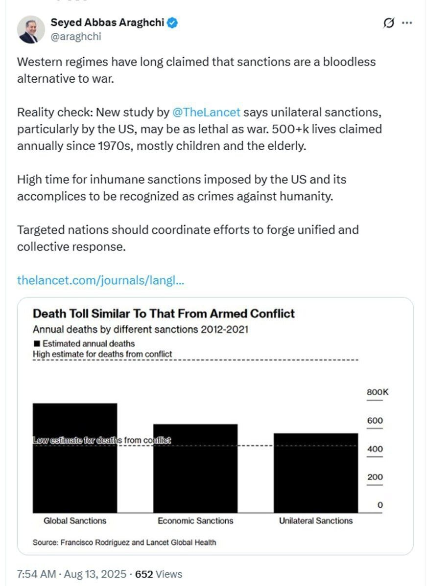 توییت عراقچی