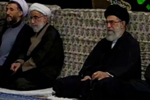 عزاداری حسینی در بیت رهبری، ۲۶ سال قبل +ویدیو