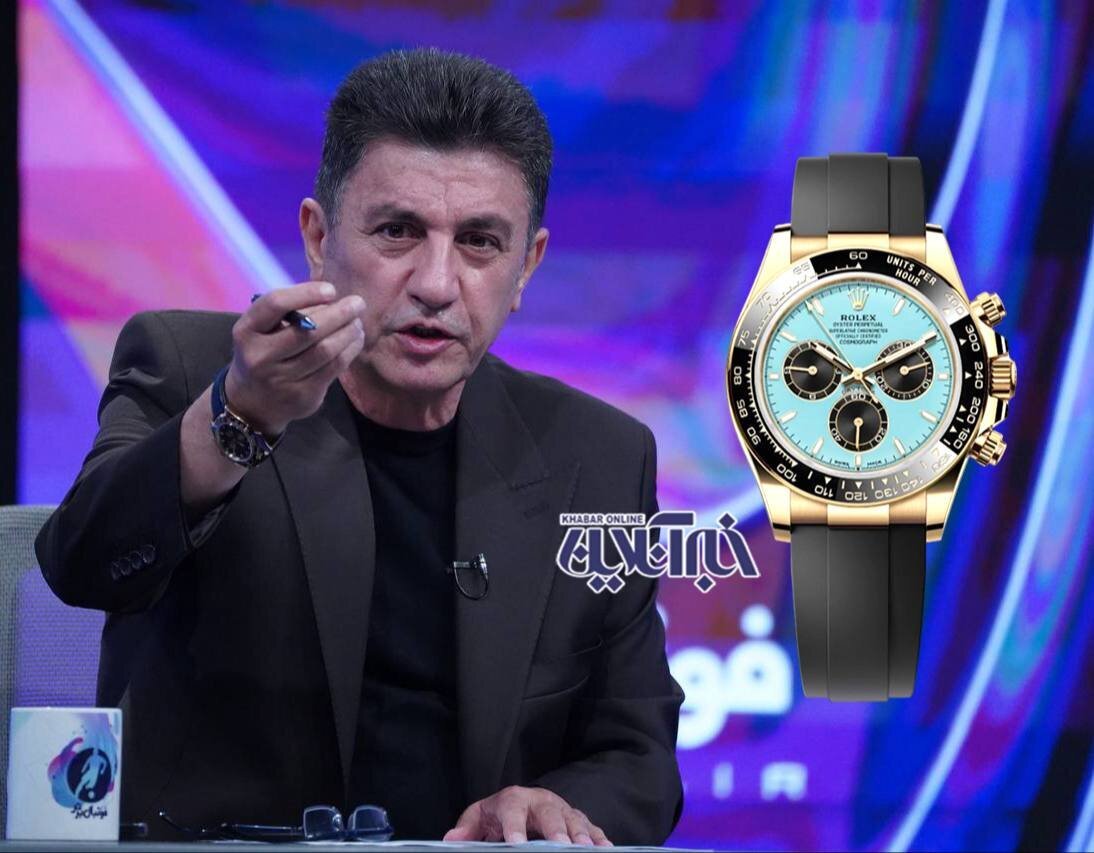 ساعت رولکس قلعهنویی سوژه شد +عکس