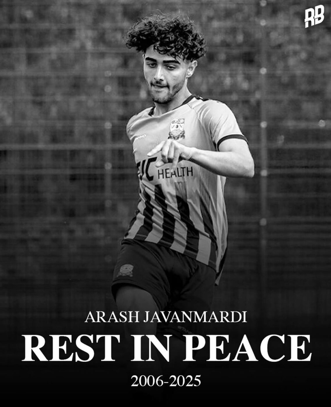 فوتبالیست ایران در انگلیس تصادف کرد و جان باخت +عکس