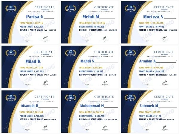 مدارک پرداخت سرمایه گذار برتر