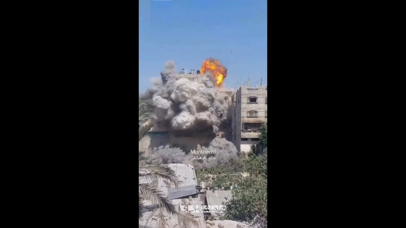 اسرائیل با این حملات قدیمی‌ترین محله غزه را از روی زمین محو کرد +ویدیو