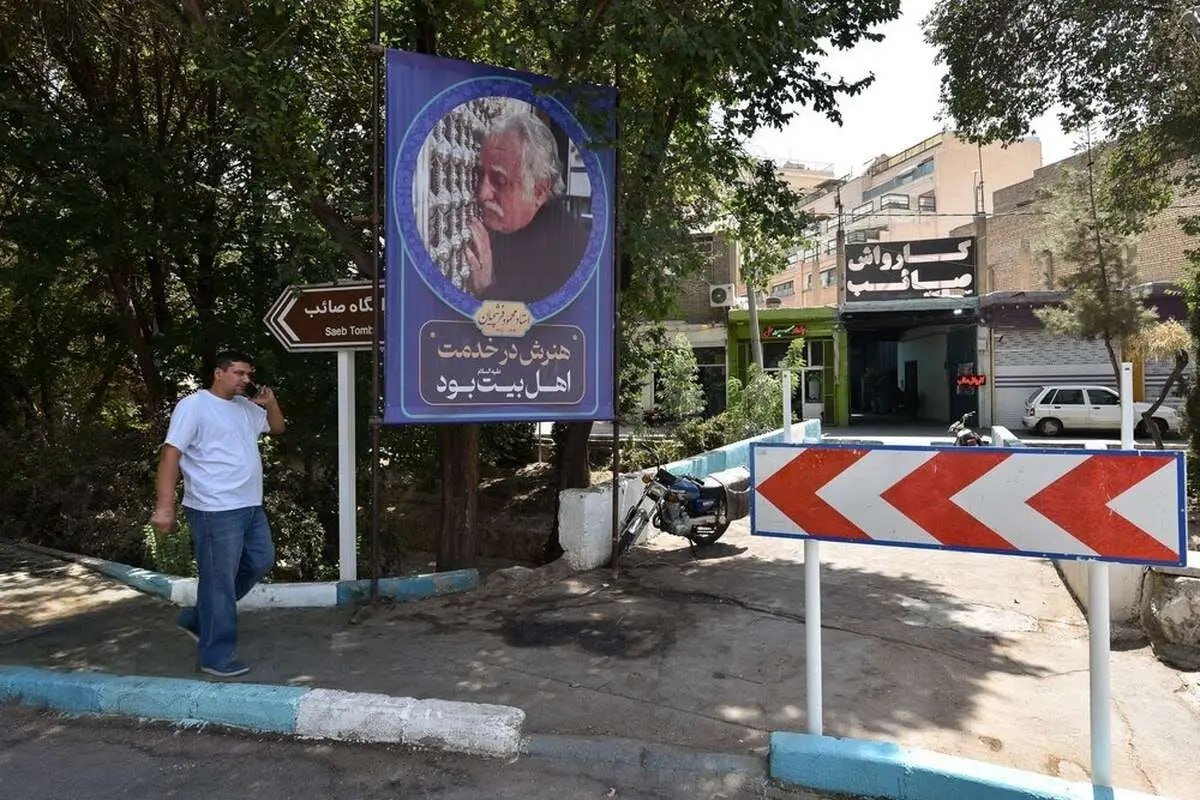 اولین تصاویر از آمادهسازی آرامگاه استاد فرشچیان منتشر شد