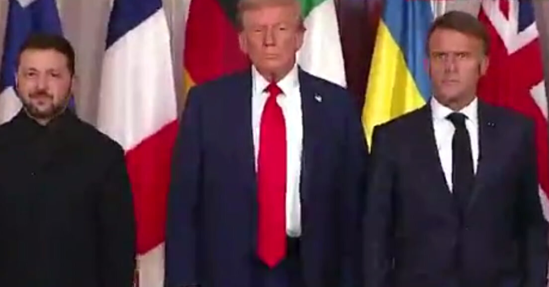 ترامپ با سران کشورهای اروپایی و زلنسکی عکس یادگاری گرفت +ویدیو