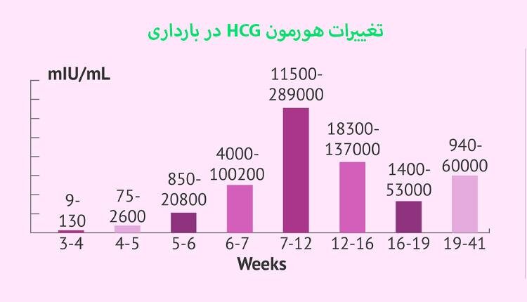 نتایج طبیعی هورمون HCG