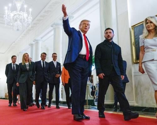 دونالد ترامپ و ولادیمیر زلنسکی