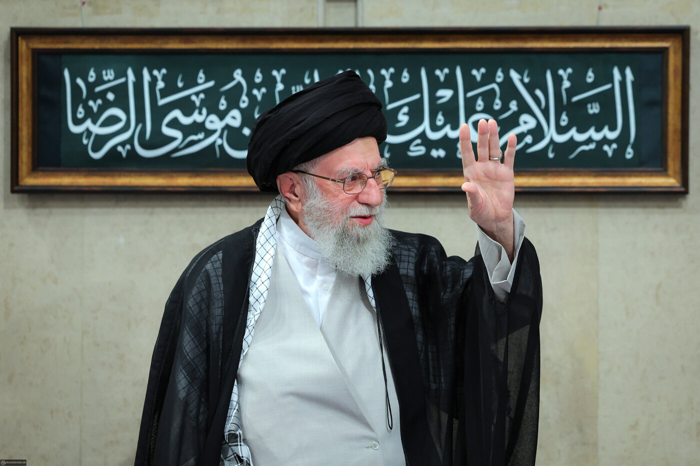 مراسم عزاداری شهادت امام رضا(ع) در بیت رهبری