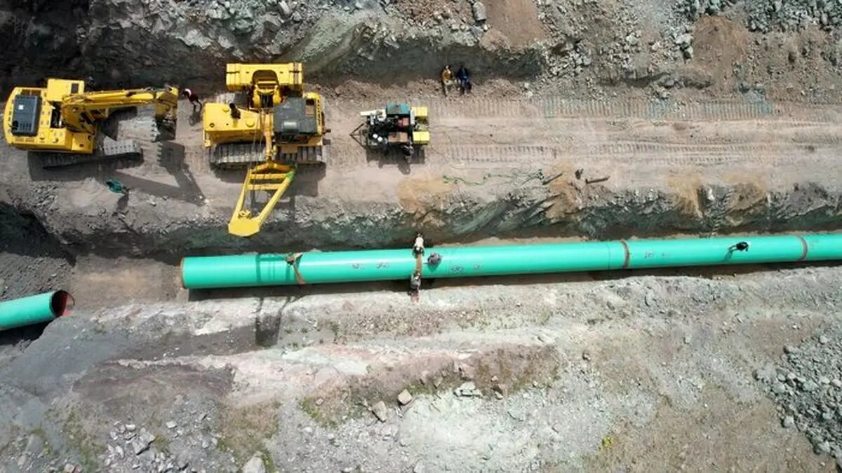 انتقال آب سد طالقان به ۱۴ شهر استان قزوین کلید خورد