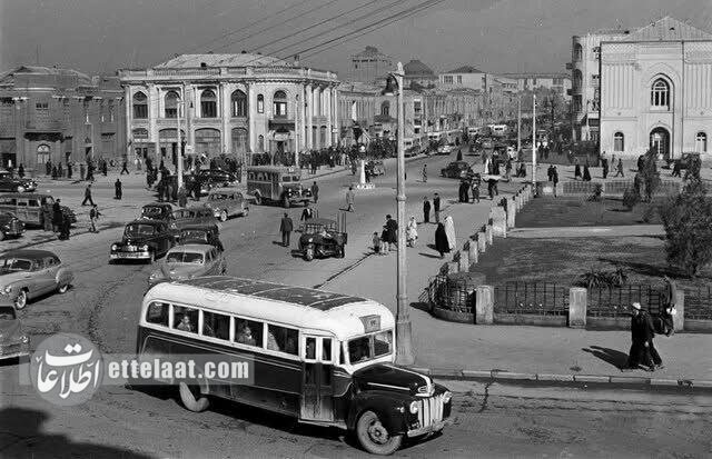 ۷۰سال قبل، وضعیت اتوبوس‌ها و ایستگاه‌های شرکت واحد تهران!