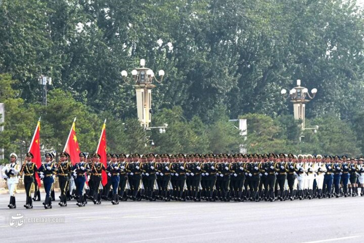 بزرگترین رژه نظامی در چین