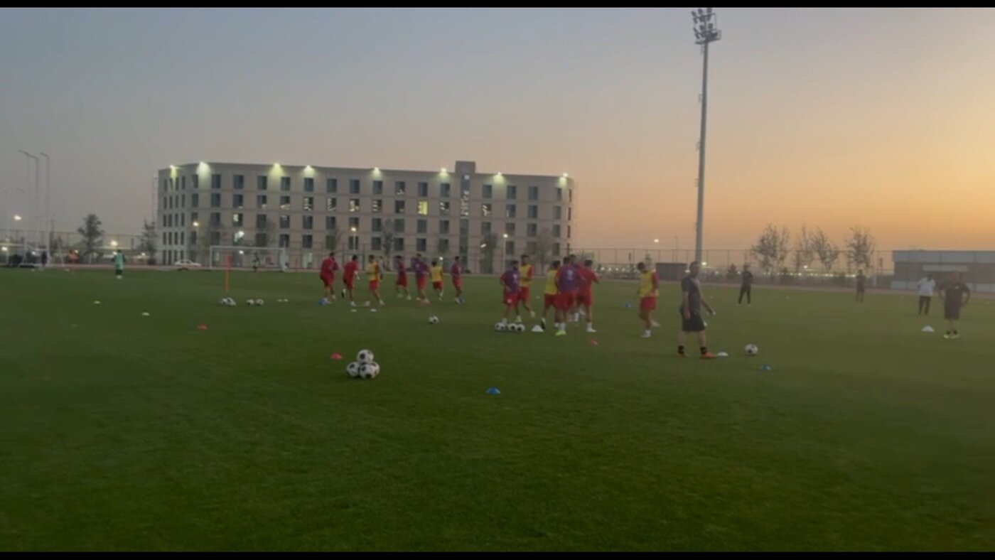 تمرین تیم ملی فوتبال ایران