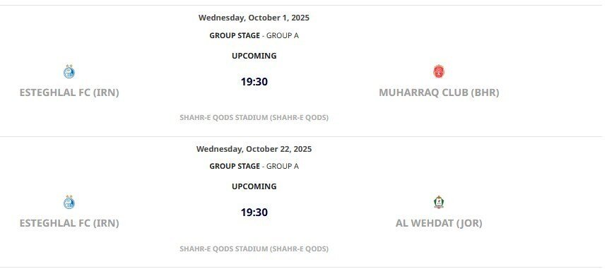 AFC استقلال و تراکتور را شوکه کرد +عکس