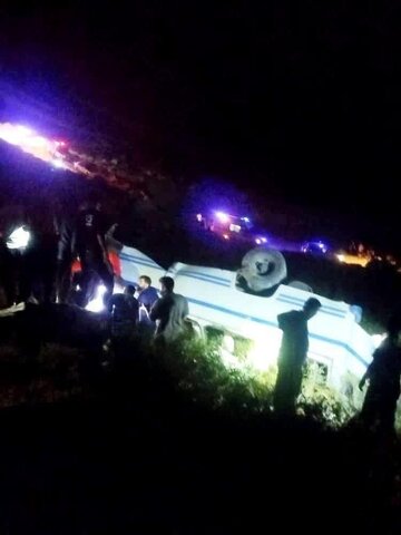 تصادف مرگبار در چهارمحال و بختیاری با ۱۸ کشته و زخمی +جزئیات