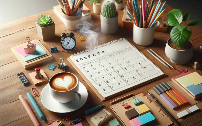 پایه تقویم رومیزی