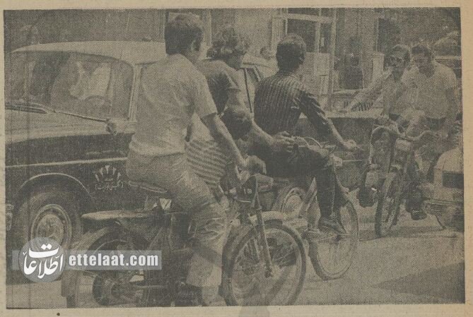 ۵۰ سال پیش دل تهرانیها از موتورسواران خون بود! +عکس
