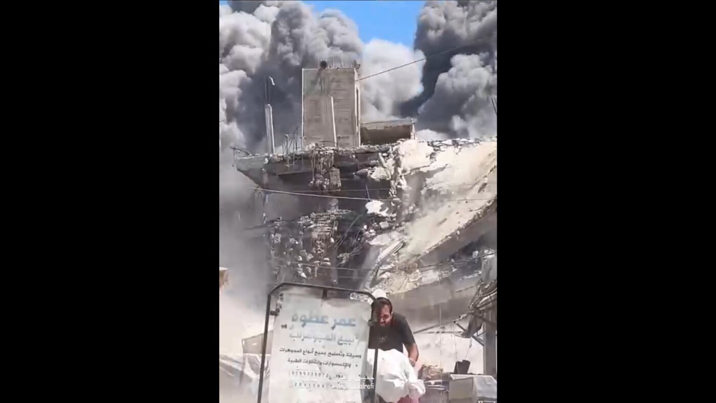 اسرائیل اردوگاه جنگ‌زده‌ها را هم بمباران کرد +ویدیو