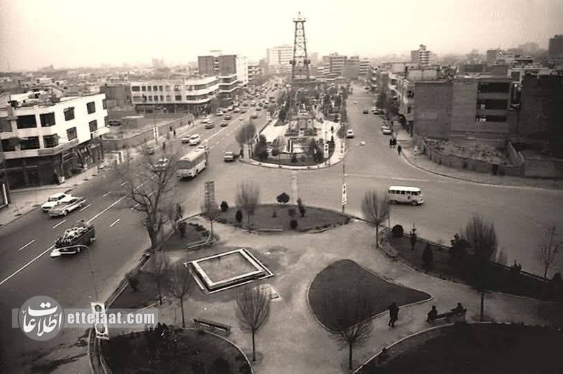 ۶۰ سال پیش میدان هفتتیر تهران این شکلی بود! +عکس