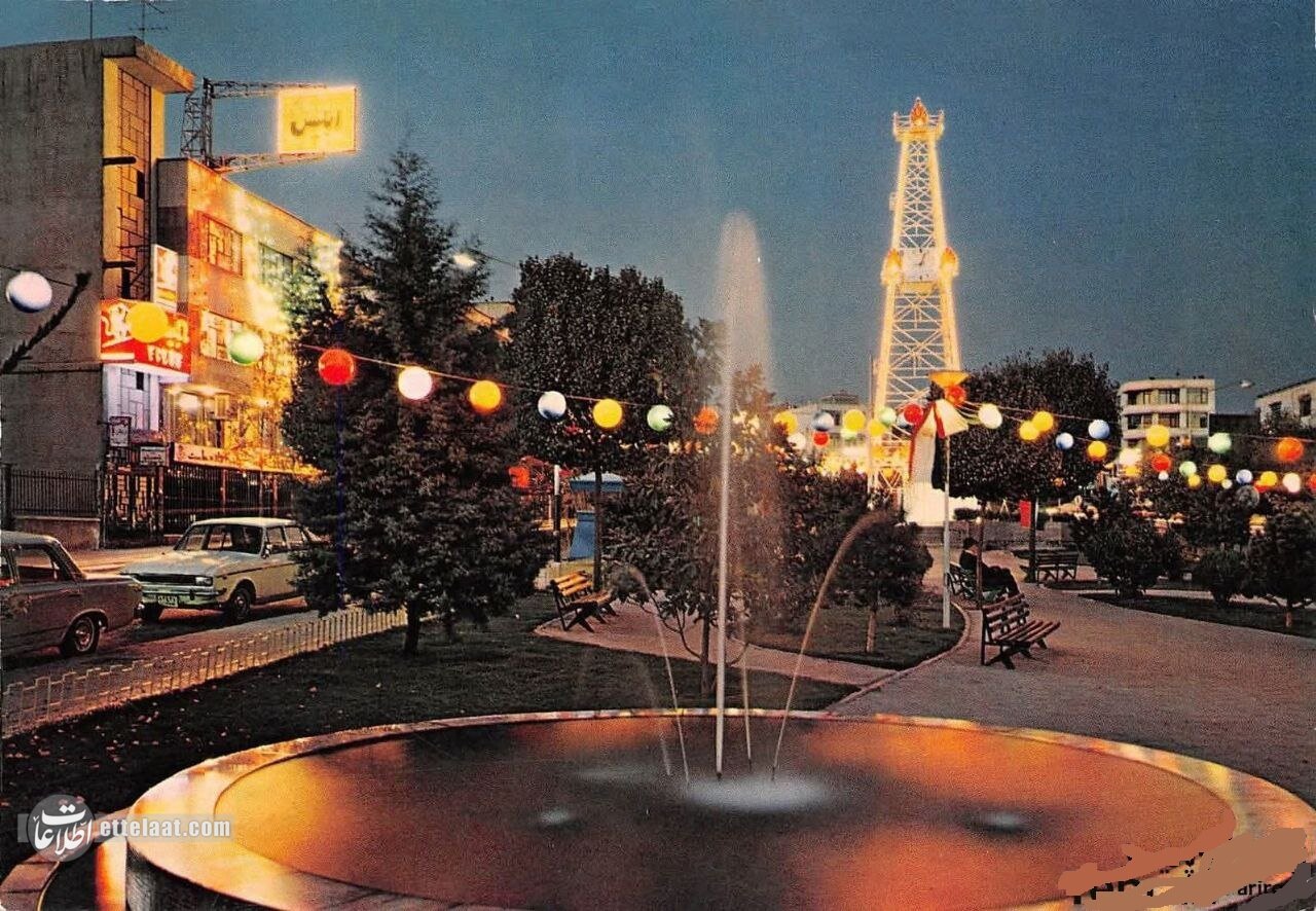۶۰ سال پیش میدان هفت‌تیر تهران این شکلی بود! +عکس