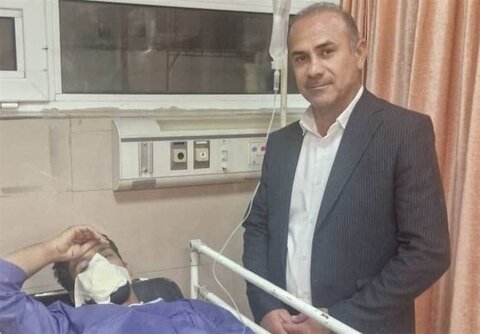 ویدیوی خونین از مجروحیت تماشاگر شیرازی بخاطر سقوط سقف ورزشگاه!