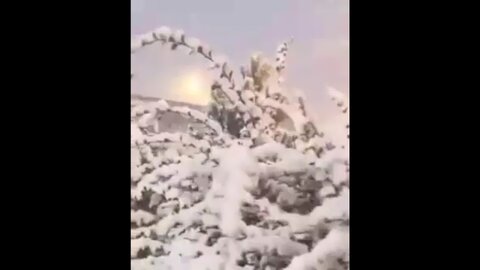 بارش شدید برف در تابستان مردم این استان را غافلگیر کرد +ویدیو