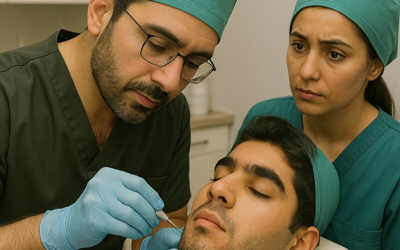مراقبت‌های بعد از کاشت ریش