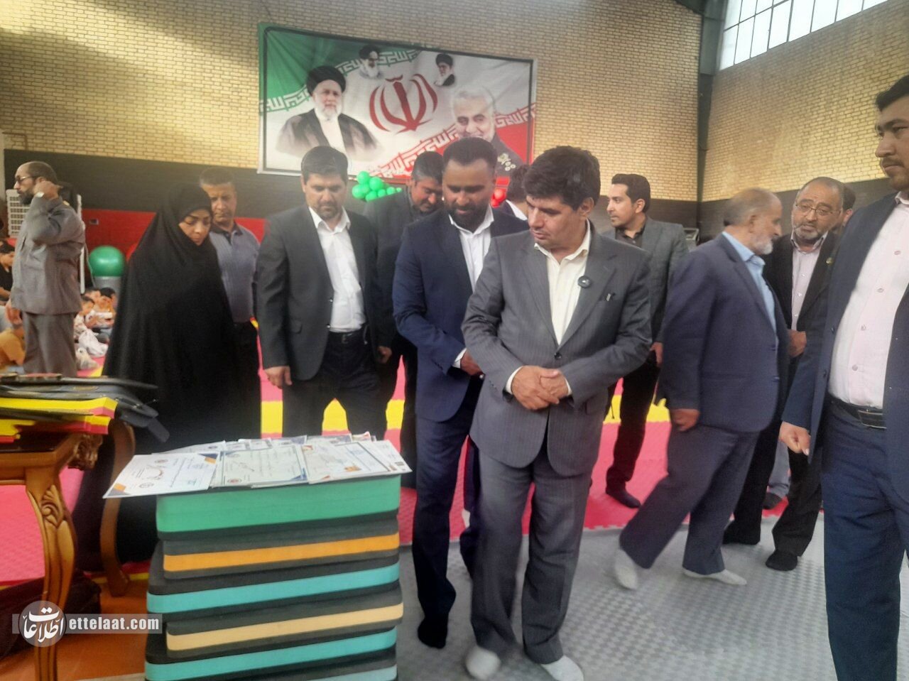 بزرگترین سالن ورزشی چند منظوره روستایی در شرق کشور افتتاح شد +عکس و ویدیو