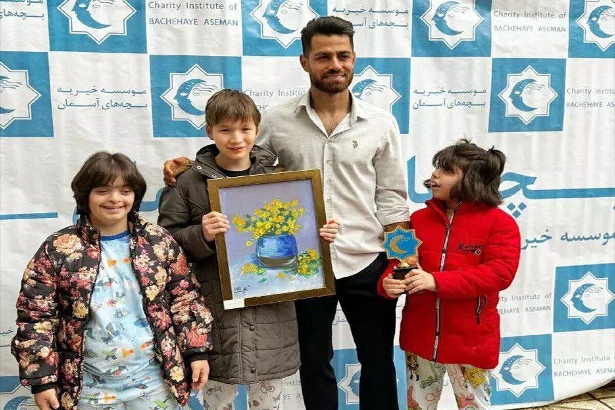 مدافع پرسپولیس به دیدار آسمانیها رفت +عکس