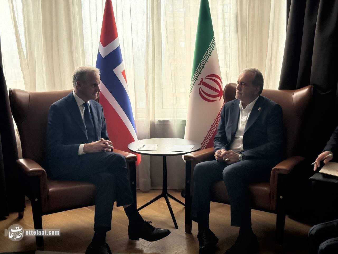 پزشکیان و نخست وزیر نروژ