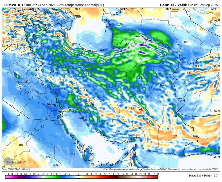 آغاز بارش‌های پاییزی از جمعه در گیلان و مازندران +نقشه و هواشناسی ۳ روز آینده