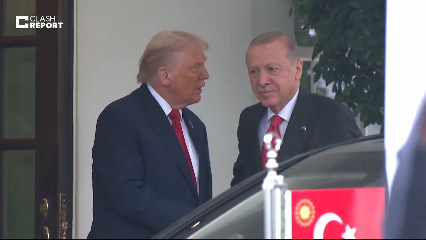 برخورد سرد اردوغان و ترامپ با یک‌دیگر در کاخ سفید +ویدیو