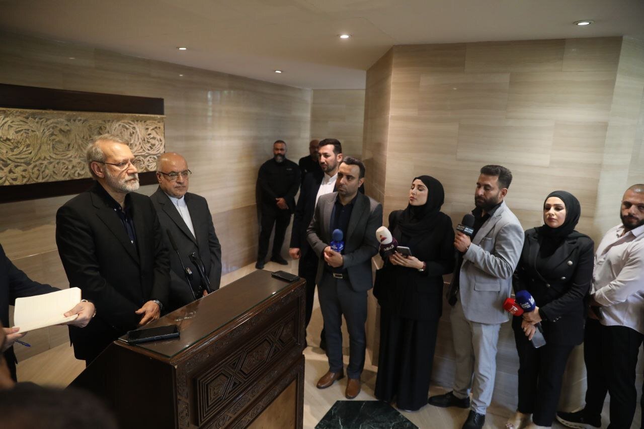 لاریجانی در لبنان: برای حمله اسرائیل آماده‌ایم +ویدیو