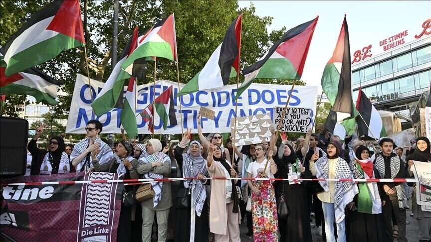 برلین در دفاع از غزه قیام کرد +ویدیو