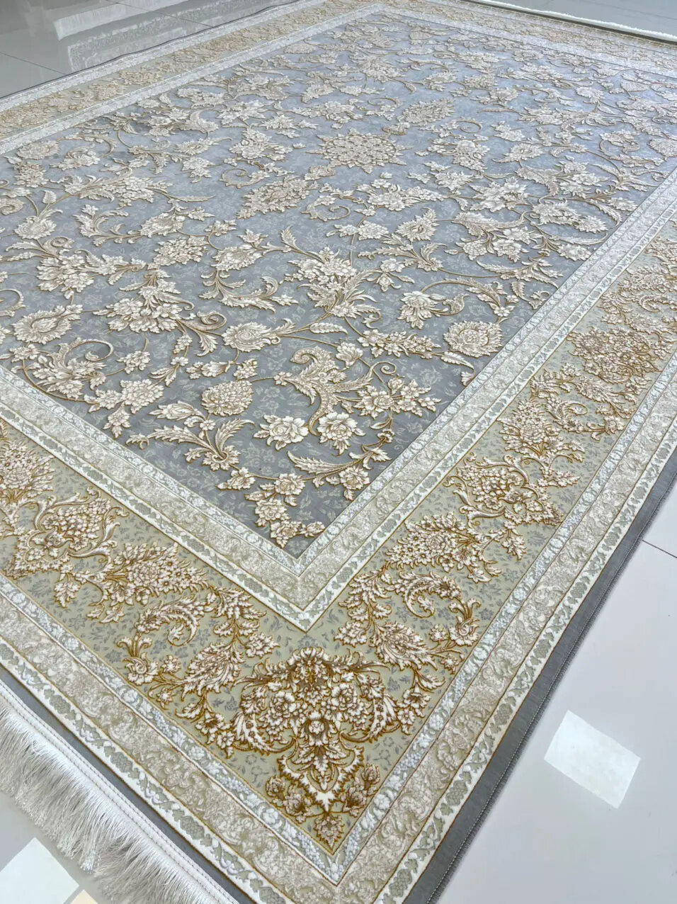 فرش کاشان طرح افشان