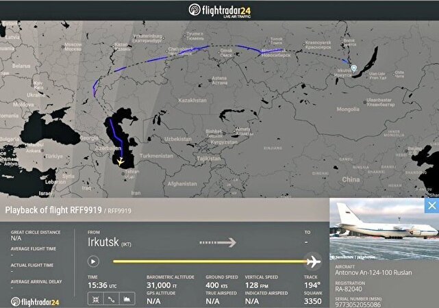 انتقال ادوات نظامی روسیه به ایران