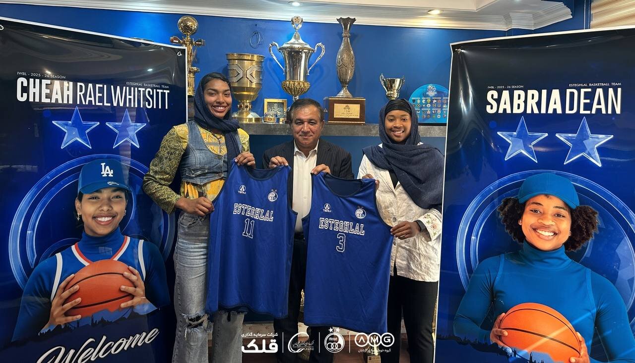 استقلال با دو دختر آمریکایی قرارداد بست +عکس