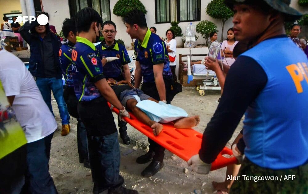 زلزله ۶.۹ ریشتری در فیلیپین ۶۹ کشته بر جای گذاشت+ ویدیو