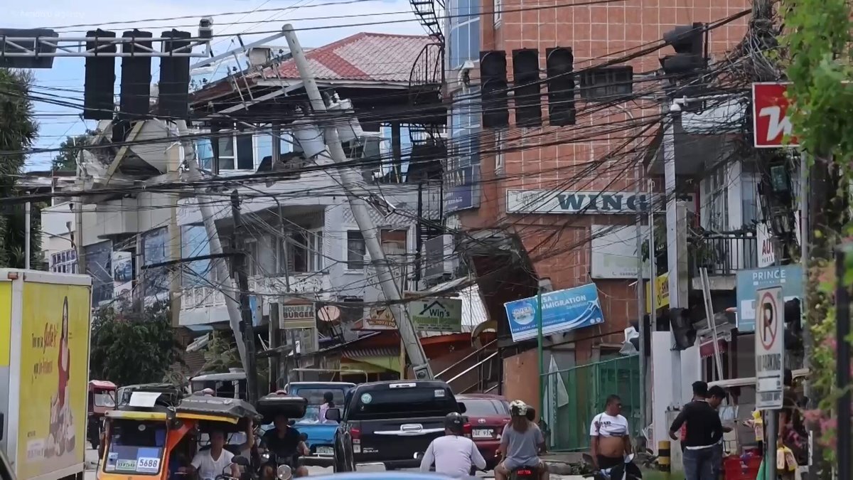 زلزله ۶.۹ ریشتری در فیلیپین ۶۹ کشته بر جای گذاشت+ ویدیو