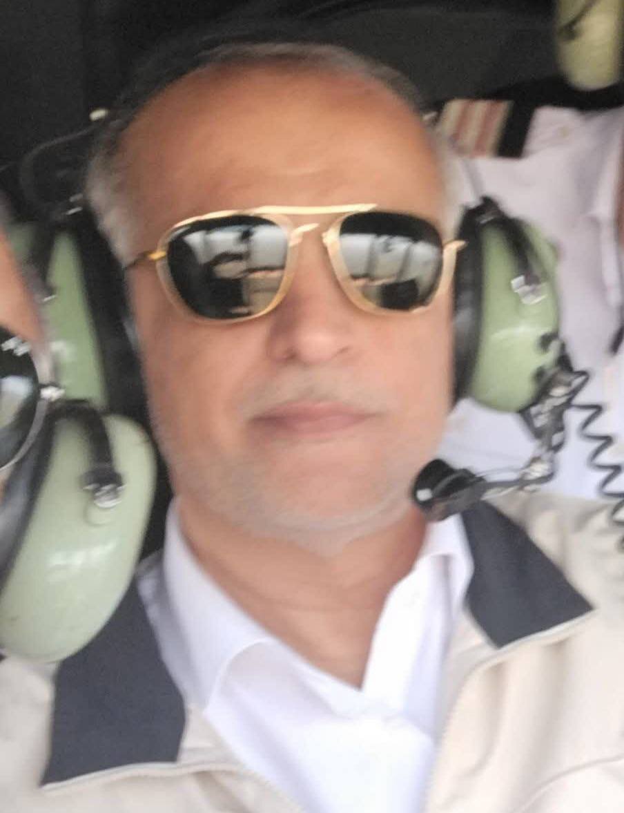 اولین تصویر شهید سید حسن میرقاضی خلبان بالگرد حادثه دیده اشترانکوه