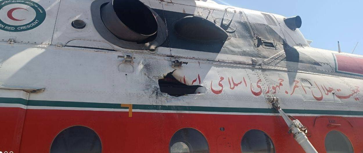 اولین ویدیو از محل سقوط بالگرد هلال احمر در اشترانکوه