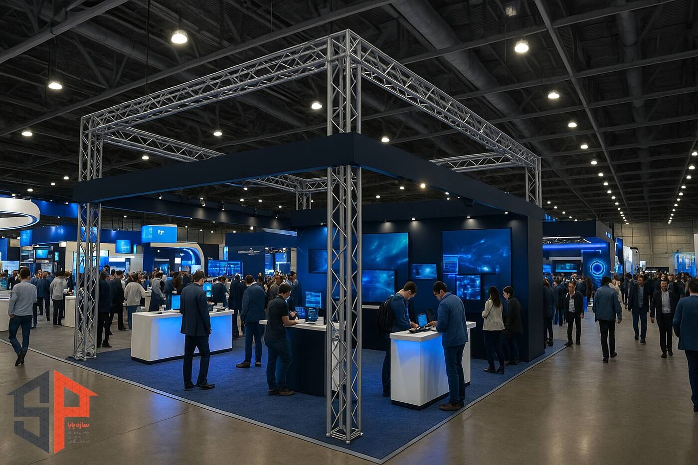 قیمت اجاره اسپیس فریم برای یک هفته نمایشگاه بین‌المللی