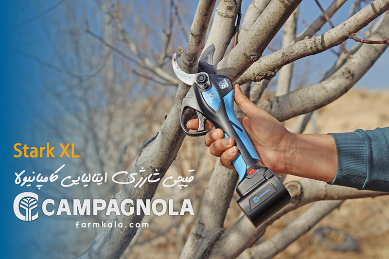 بهترین قیچی هرس شارژی - بهترین قیچی باغبانی شارژی - قیمت قیچی هرس شارژی - خرید قیچی باغبانی شارژی - قیچی شارژی ایتالیایی - قیچی باغبانی شارژی کامپانیولا - فارم کالا