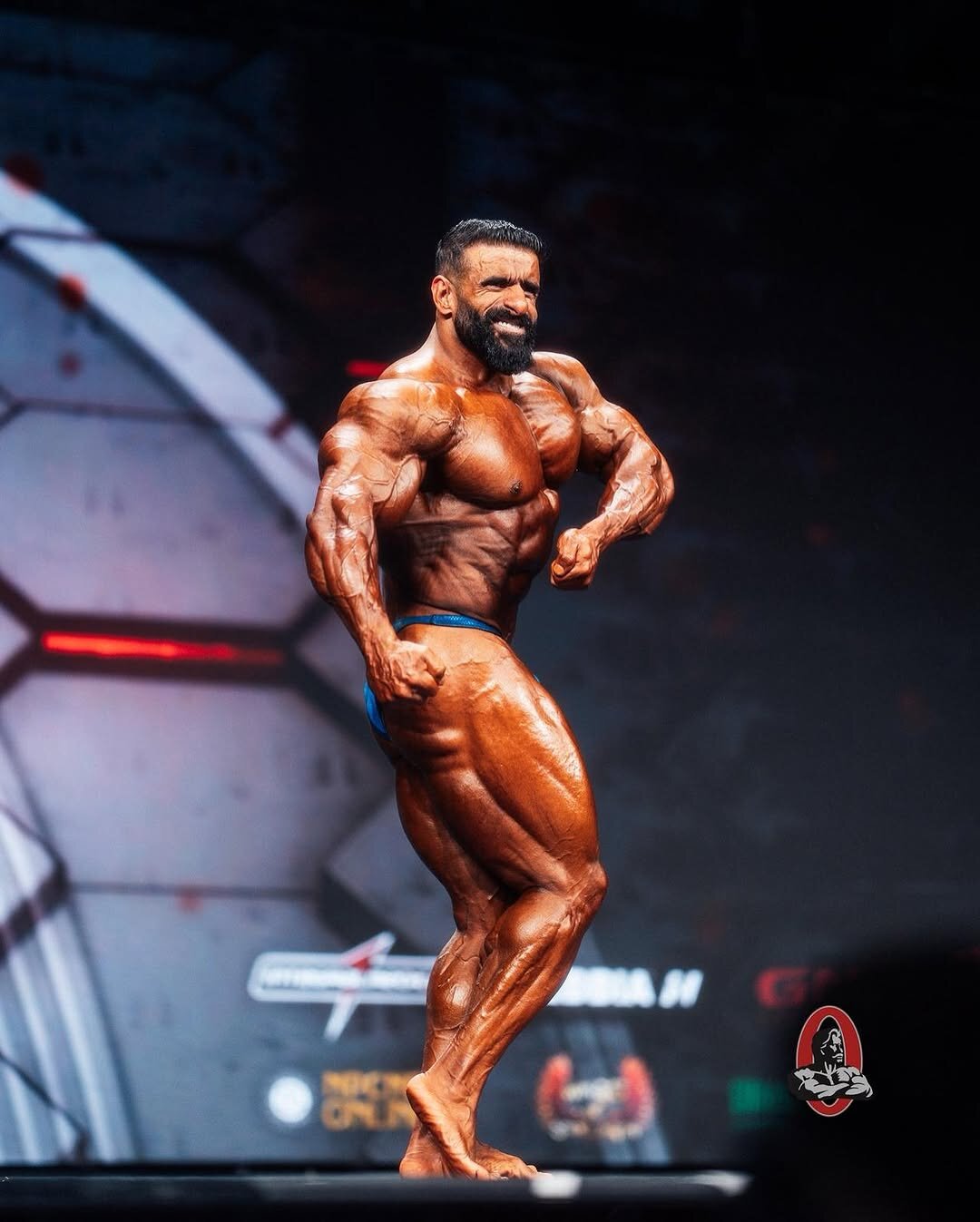 فریاد گرگ ایرانی در مسترالمپیا لرزه به اندام حریفان انداخت +عکس