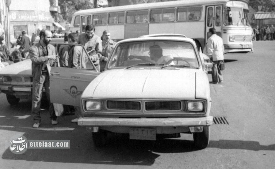 عکس تاکسی‌های تهران وقتی ۲ مسافر جلو می‌نشستند!